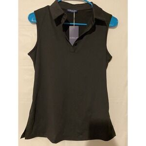 KORALHY Womens Polo Sleeveless Shirt Size S